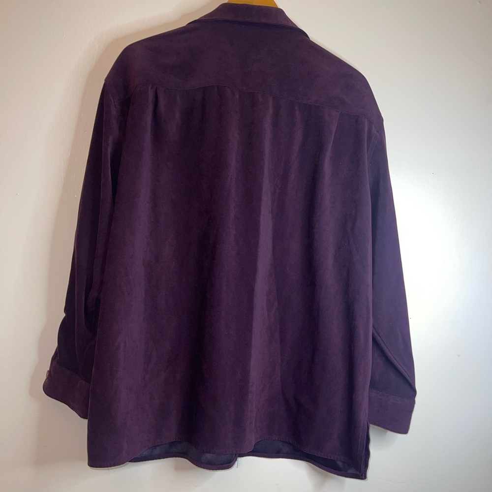 Purple Button Down Shirt - Picture 3 of 8